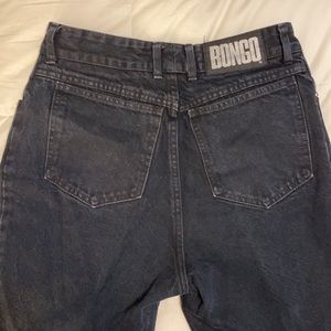 Vintage hi rise black mom jeans